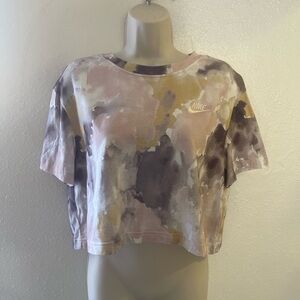 Nike Women's Multicolor Tie-Dye Top